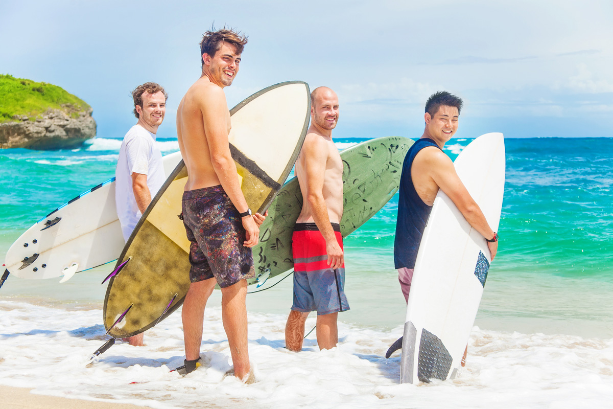 We Love Surfing in Brazil with Friends